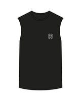 The Mens Classic Tank - Black - Heat Bootcamp - Left Chest "H" - Printed - White