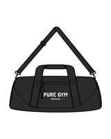 The Gym Duffel - Black - Pure Movement - Center Solid Text EST - Printed - White