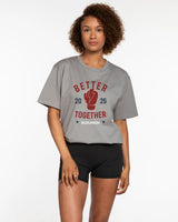 The Mens Tee - Granite - Box Union - Center Chest Stacked - Printed - Full Color