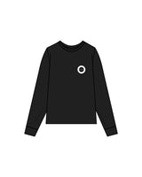The Mens Long Sleeve - Black - Hilo House - Left Chest & Back Center Line - White