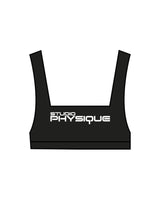 The Box Cut Bra - Black - Studio Physique - Center Chest & Center Back - Printed - White