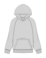 The Womens Hoodie - Heather - Core Crown Point - Lower Center  - Printed - Purple