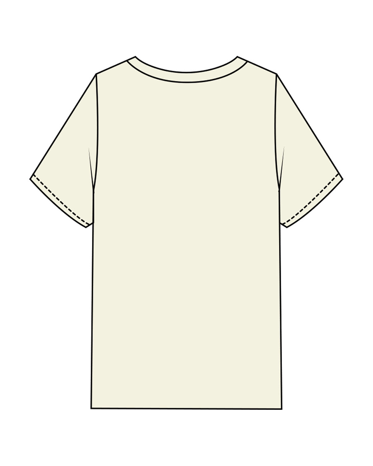 The Mens Heavyweight Tee - Butter - Corefire - Center Chest - Printed - Navy