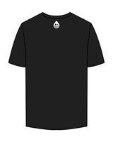 The Mens Tee - Black - Rumble Boxing - Center Chest & Back Neckline - White