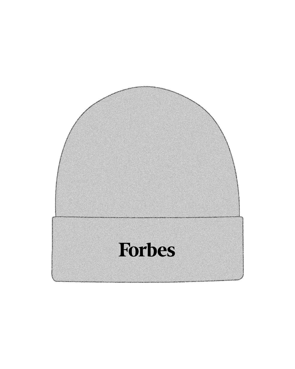 The Beanie - Athletic Heather - Forbes - Center Brim - Embroidered - Black