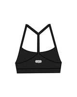The Basic Bra - Black - Studio Physique - Center Chest & Center Back - Printed - White