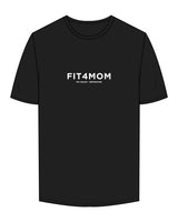 The Mens Tee - Black - F4Mom-TriValley - Center Chest Stacked & Back Center " INSTRUCTOR " - Printed - Full Color