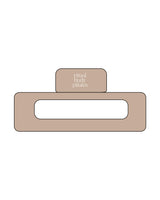The Claw Hair Clip - Light Brown - Ritual Body - Holder - White