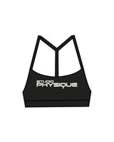 The Basic Bra - Black - Studio Physique - Center Chest & Center Back - Printed - White