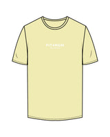 The Mens Tee - Lemon - F4Mom-TriValley - Center Chest Stacked & Center Back Stacked - Printed - White
