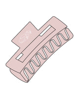 The Claw Hair Clip - Rose - Platinum Pilates - Center Handle Car logo - Printed - Full Color