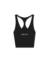 The Racer Tank - Black - Lagree Tahoe - Center Chest - Printed - White