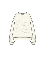 The Classic Crewneck - Off White - Hilo House - Center Chest & Back Center Stacked - Black