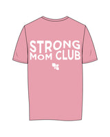 The Mens Tee - Bubblegum - F4Mom-TriValley - Center Chest Stacked & Center Back Stacked - Printed - White
