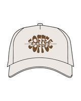 The Foam Trucker Hat - Bone - Coffee - Center Crown - Printed - Brown