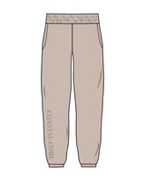 The Womens Sweatpants - Bone - Coastal Core - Right Leg To Bottom - Tone on Tone