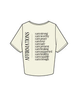 The Crop Tee - Butter - Set Studio - Center Chest & Center Back - Printed - Black