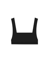 The Box Cut Bra - Black - Lagree Tahoe - Center Back - Printed - White