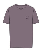 The Womens Tee - Mauve - Core Crown Point - Left Chest & Back - Printed - Printed- Tone on Tone