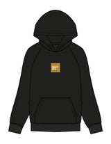 The Womens Hoodie - Black - Next Era Legal - Center Chest Boxed - Printed - Full Color