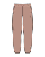 The Womens Sweatpants - Clay - Christian Singles Hub - Left Leg - Printed - Tone on Tone