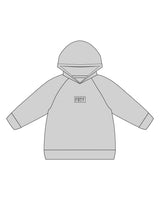 The Kids Hoodie - Heather - Fed By The Fruit - Center Chest & Center Back - Stacked - Printed - 606060