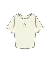 The Crop Tee - Butter - Set Studio - Center Chest & Center Back - Printed - Black