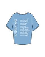 The Crop Tee - Carolina - Set Studio - Center Chest & Center Back - Printed - White