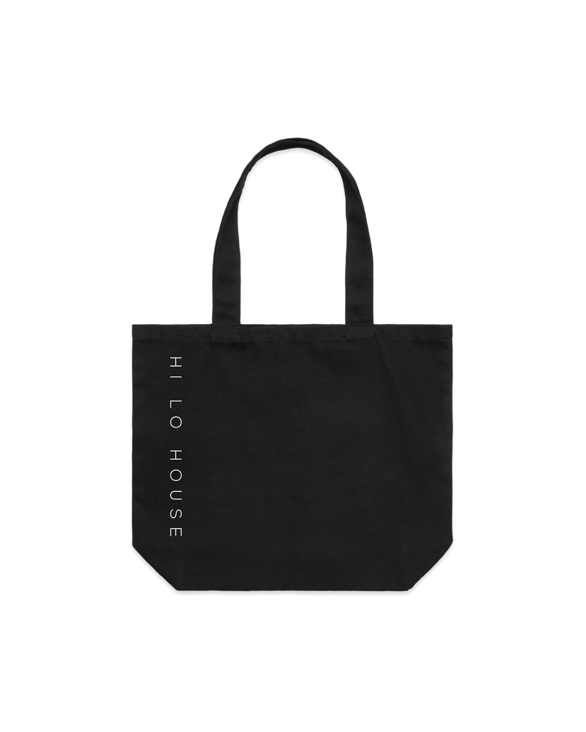 The Zipper Tote Bag - Black - Hilo House - Right Line - White
