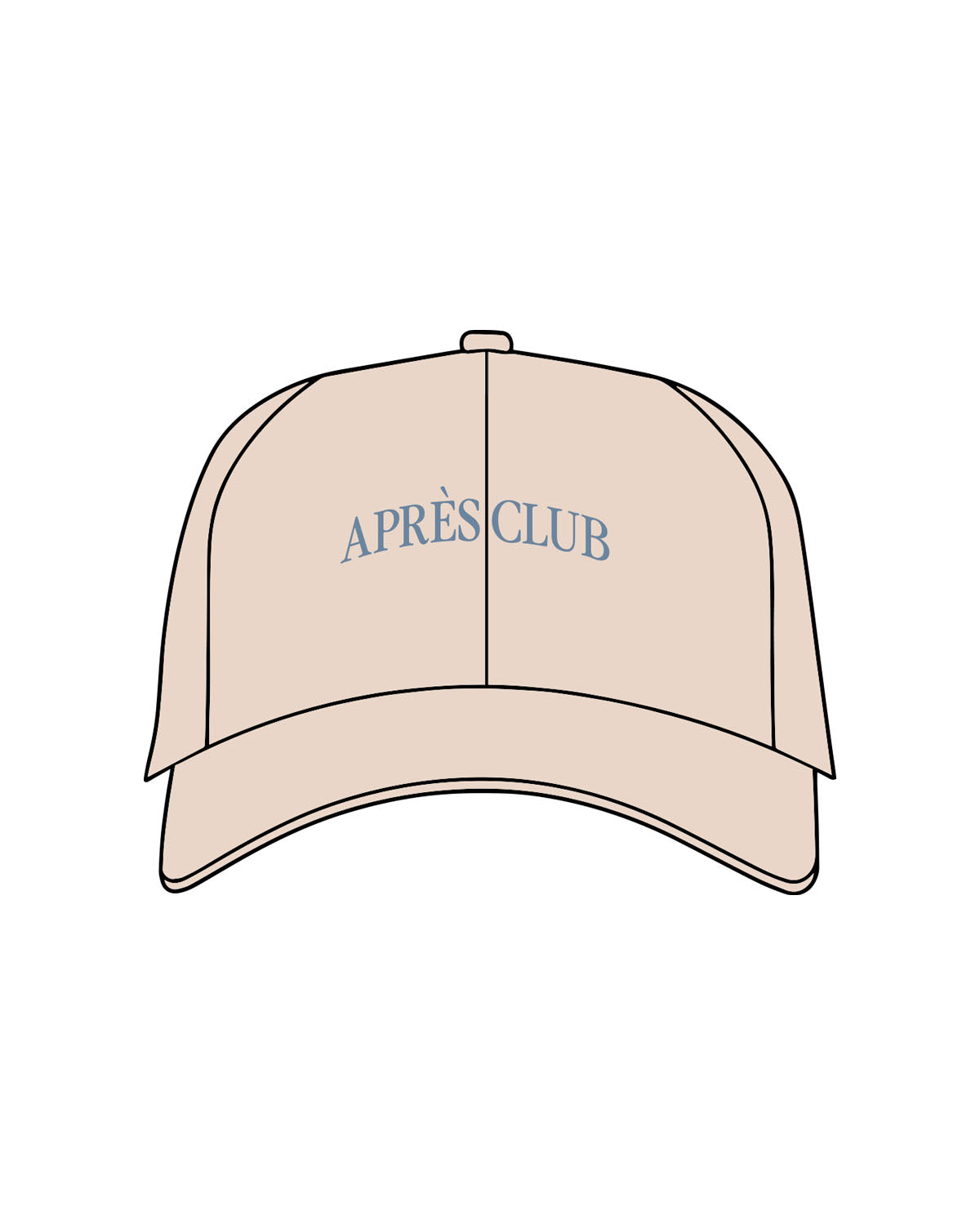 The Dad Hat - Stone - Lagree Tahoe - Center Crown - Embroidered - Teal