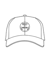 The Dad Hat - White - Bean Head - Center - Icon - Black
