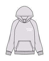 The Womens Hoodie - Orchid - Flowcorps - Left Chest Stacked - Puff Print White
