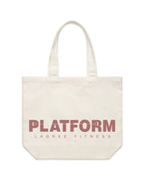 The Tote Bag - Natural - Platform - Center Stacked - Clay