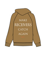 The Mens Classic Hoodie - Camel - PURE QUALITY - Left Chest Logo & Center Back Stacked - Printed - Full Color