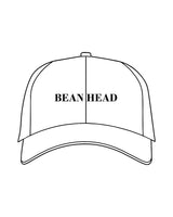The Dad Hat - White - Bean Head - Center - Text - Black