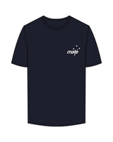The Mens Tee - Navy - Training Mate - Left Chest - Printed - White
