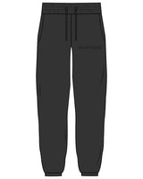 The Womens Classic Sweatpants - Washed Black - Ramp N Rize - Left Leg - Black