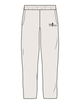 The Straight Leg Sweatpant - Bone - Team Sculpted - Left Leg & Back Pocket - Printed - Black
