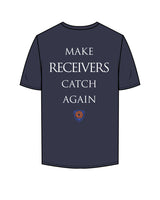 The Mens Tee - Midnight - PURE QUALITY - Left Chest Stacked & Center Back Logo Stacked - Printed - Full Color