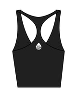 The Racer Tank - Black - Rumble Boxing - Center Back - White