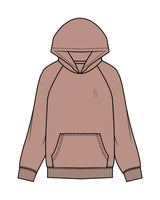 The Womens Hoodie - Clay - Christian Singles Hub - Left Chest - Printed - Tone on Tone