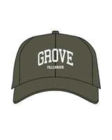 The Dad Hat - Olive - Grove Pilates - Center Stacked - White