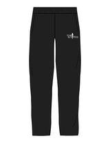 The Straight Leg Sweatpant - Black - Team Sculpted - Left Leg - Printed - White