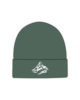 The Beanie - Spruce - Lagree Tahoe - Center Brim Logo - Embroidered - White