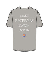 The Mens Tee - Granite - PURE QUALITY - Left Chest Stacked & Center Back Logo Stacked - Printed - Full Color