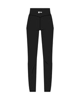 The Basic Legging - Black - Rumble Boxing - Center Back - White