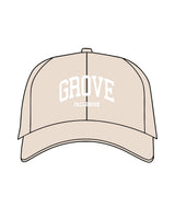 The Dad Hat - Stone - Grove Pilates - Center Stacked - White