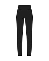 The Basic Legging - Black - Rumble Boxing - Center Back - White