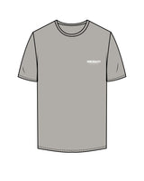 The Mens Tee - Granite - PURE QUALITY - Left Chest Stacked & Center Back Logo Stacked - Printed - Full Color