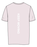 The Womens Tee - Pink - Studio 11 - Left Chest & Back Center Vertical - Printed - White